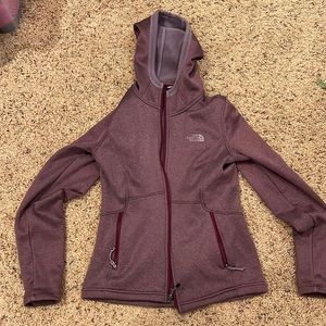 Soft cozy north face zip up hoodie